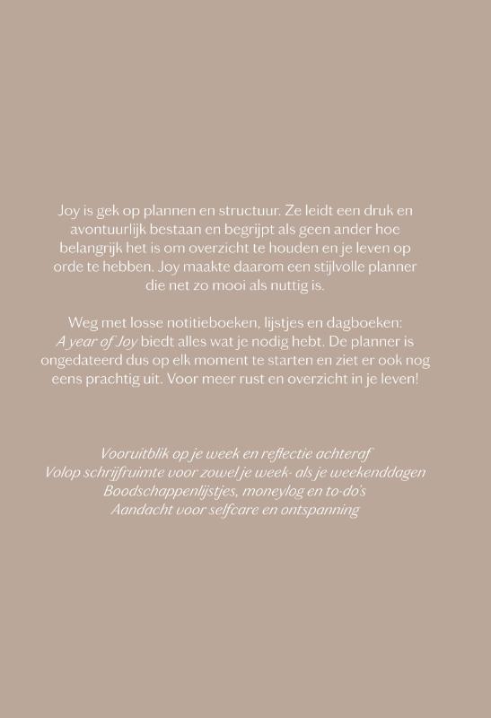 A year of Joy (Hardback)