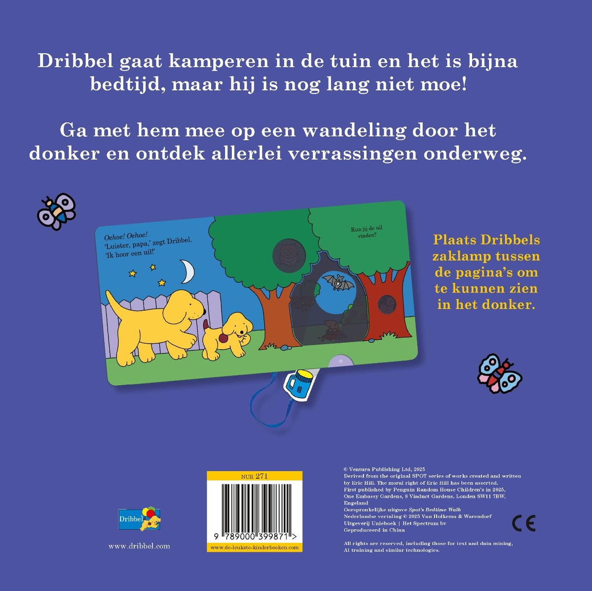 Dribbel wil niet slapen (Kartonboek)
