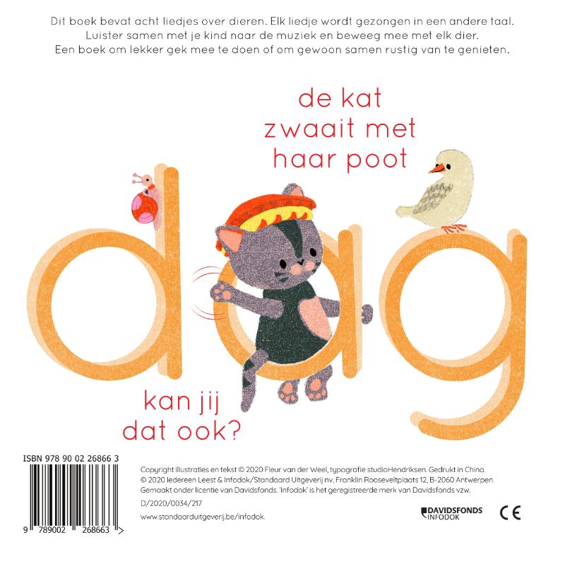 Daar zat een aapje op een stokje (Hardback)