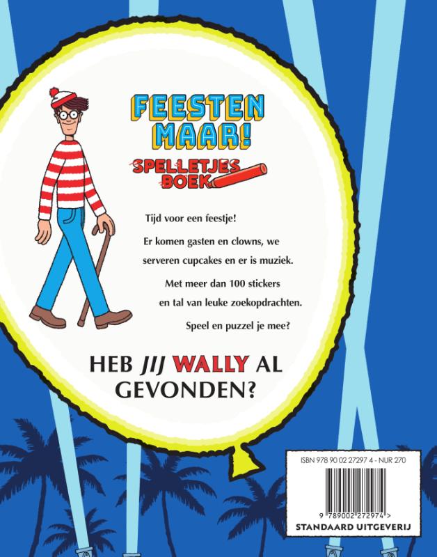 Waar is Wally ? Feesten maar ! (Paperback)