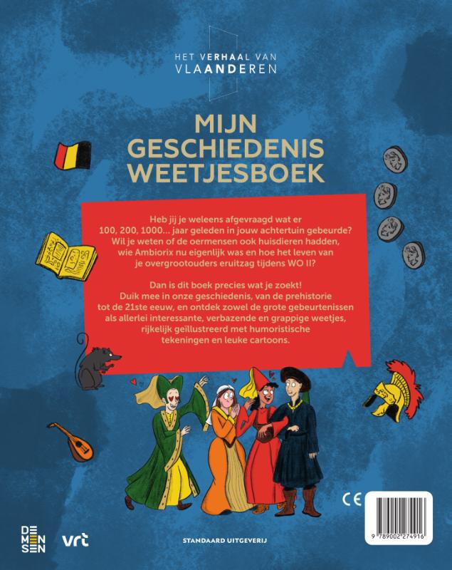 Het verhaal van Vlaanderen: Mijn geschiedenisweetjesboek (Hardback)