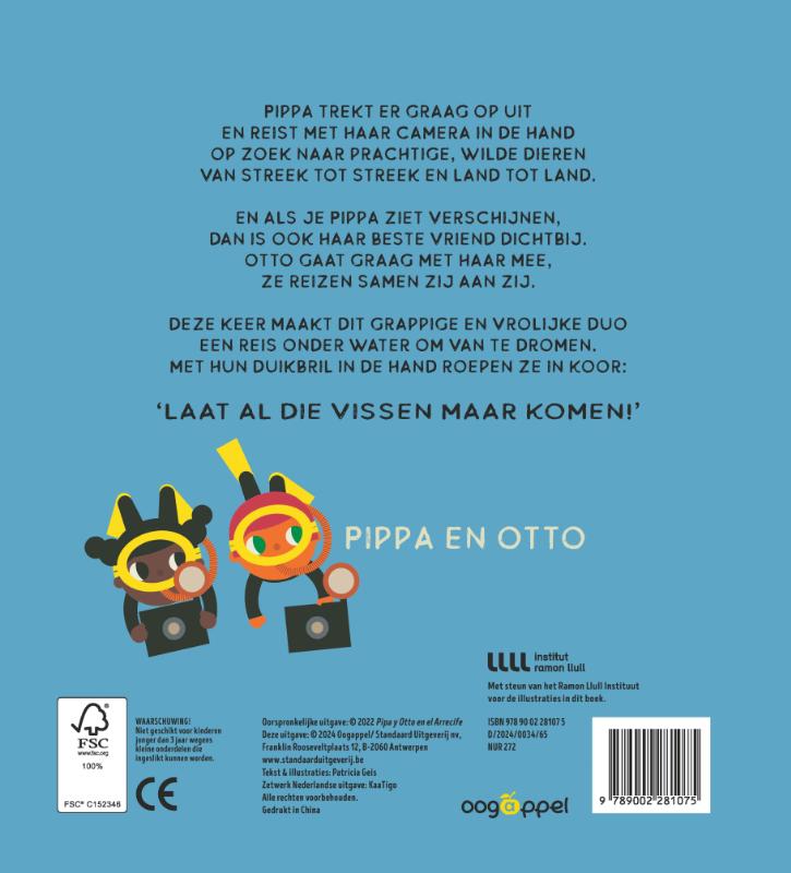 Pippa en Otto en het koraalrif - een pop-upboek (Kartonboek)