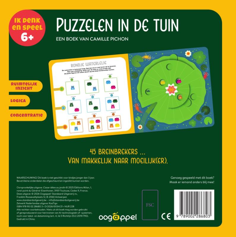 Puzzelen in de tuin (Kartonboek)