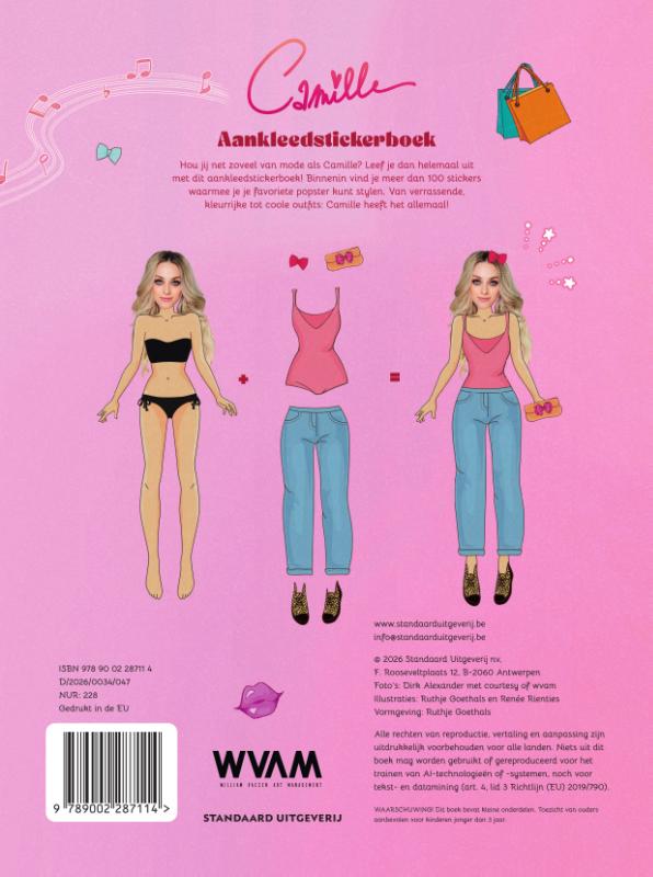 CAMILLE aankleedstickerboek (Paperback)