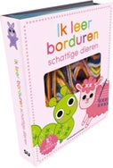 Ik leer borduren: schattige dieren (Hardback)