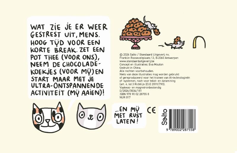 Eva's kattenkopjes: Even pauze met de poezen (Paperback)