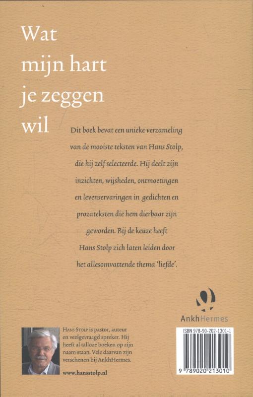Wat mijn hart je zeggen wil (Paperback)