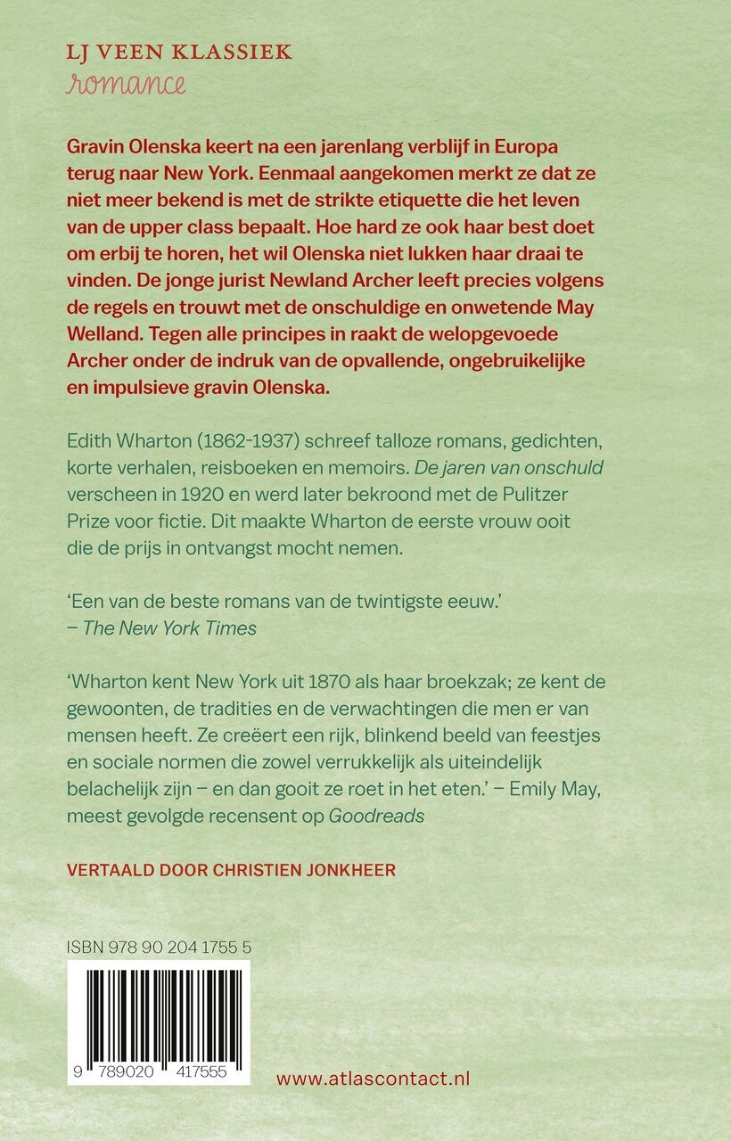 De jaren van onschuld (Paperback)