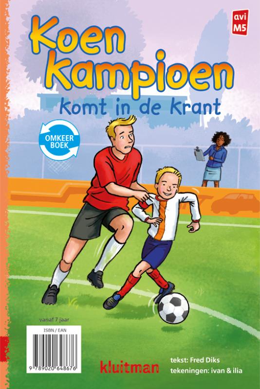 Koen Kampioen omkeerboek-op kamp-in de krant (Hardback)