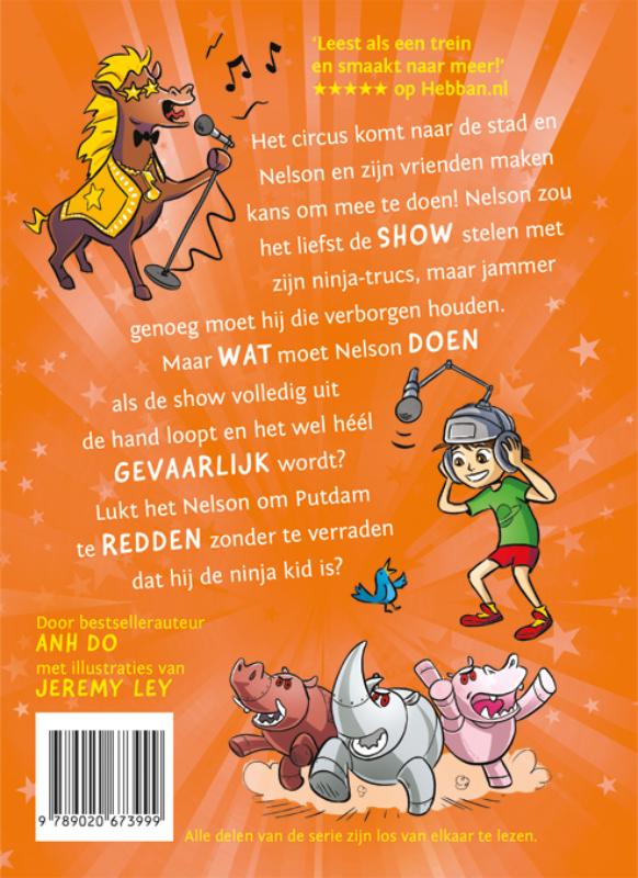 Ninja steelt de show (Hardback)