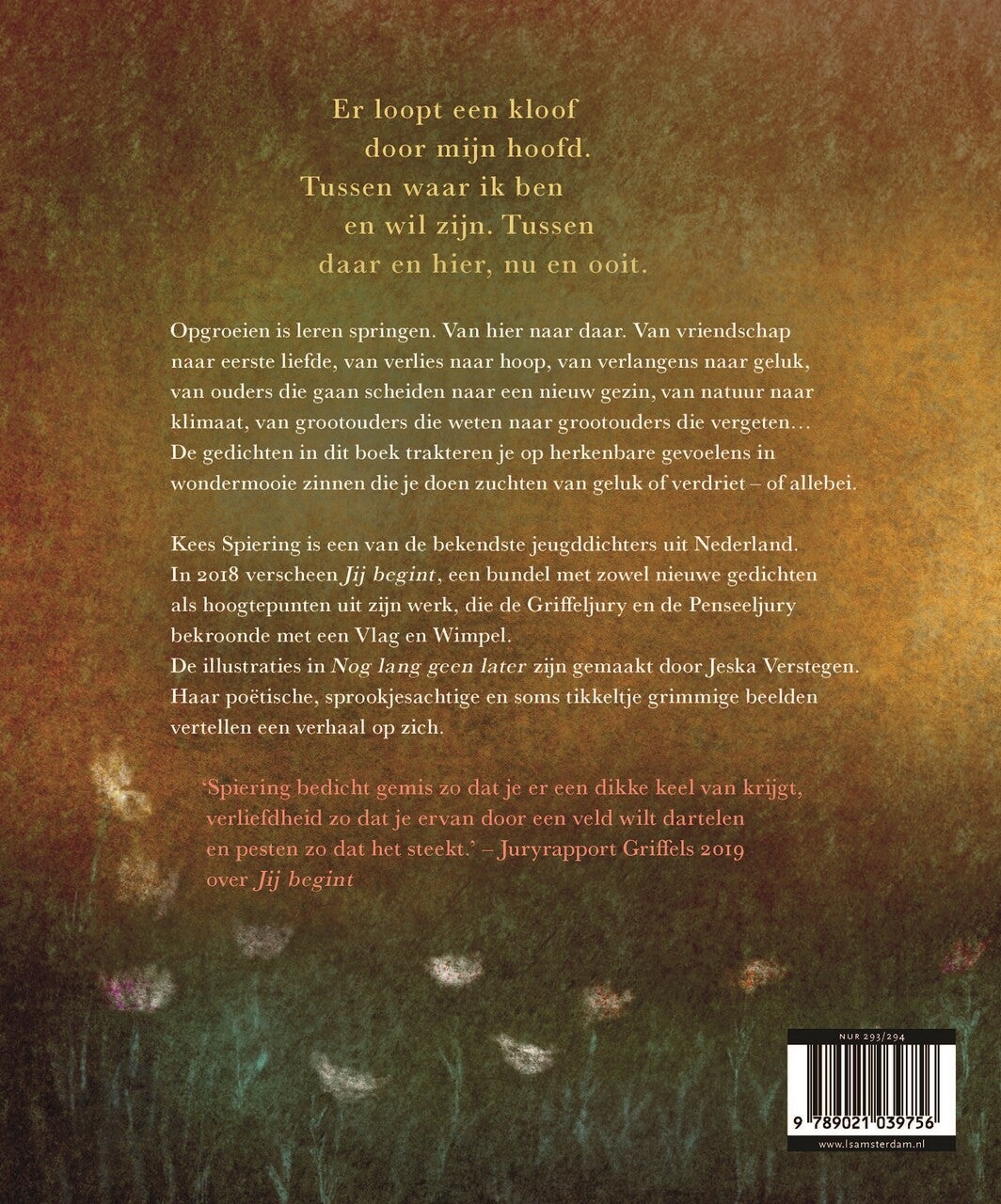 Nog lang geen later (Hardback)