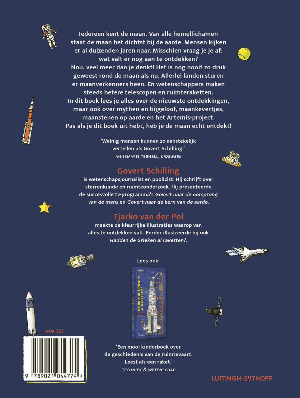 Naar de maan (Hardback)