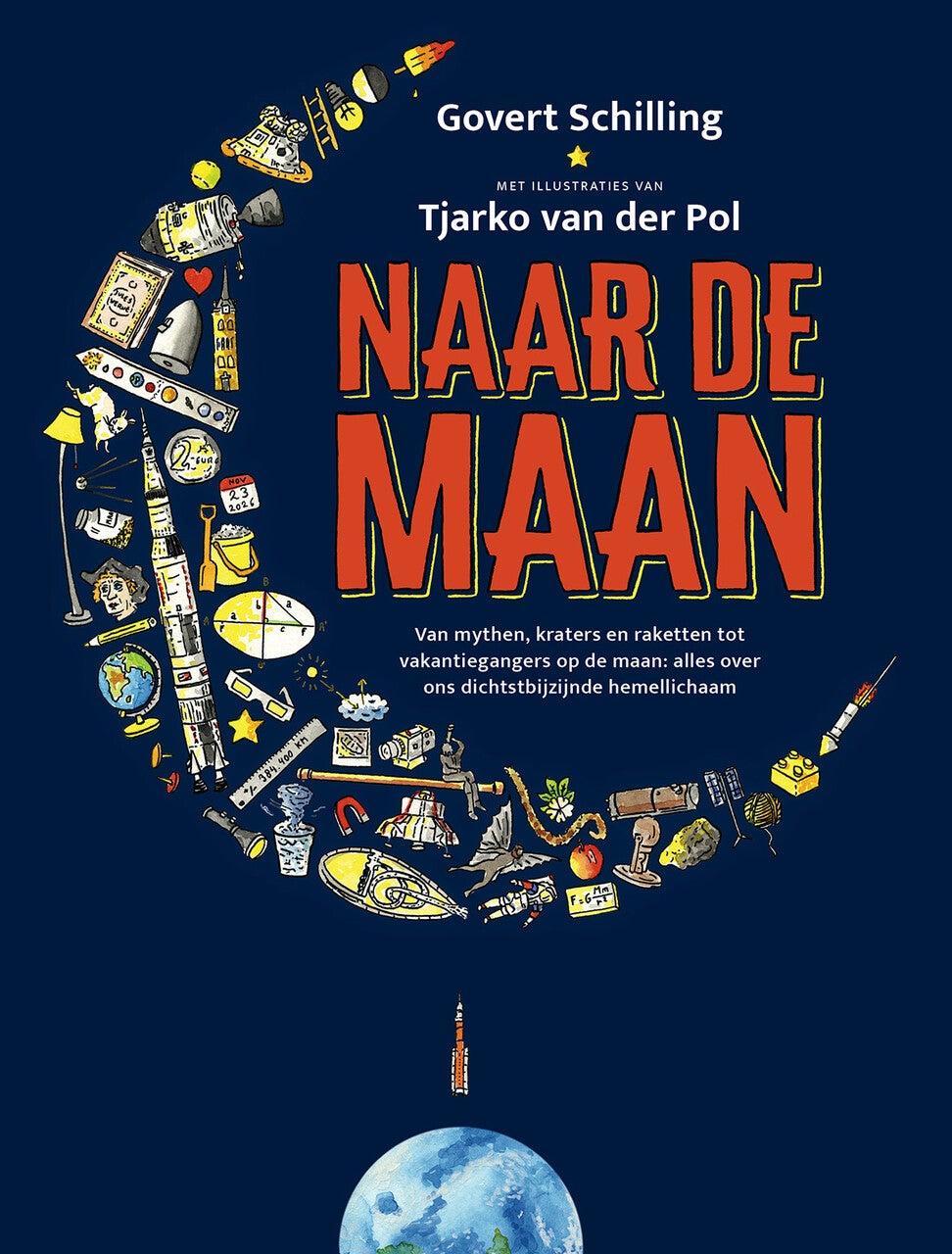 Naar de maan (Hardback)