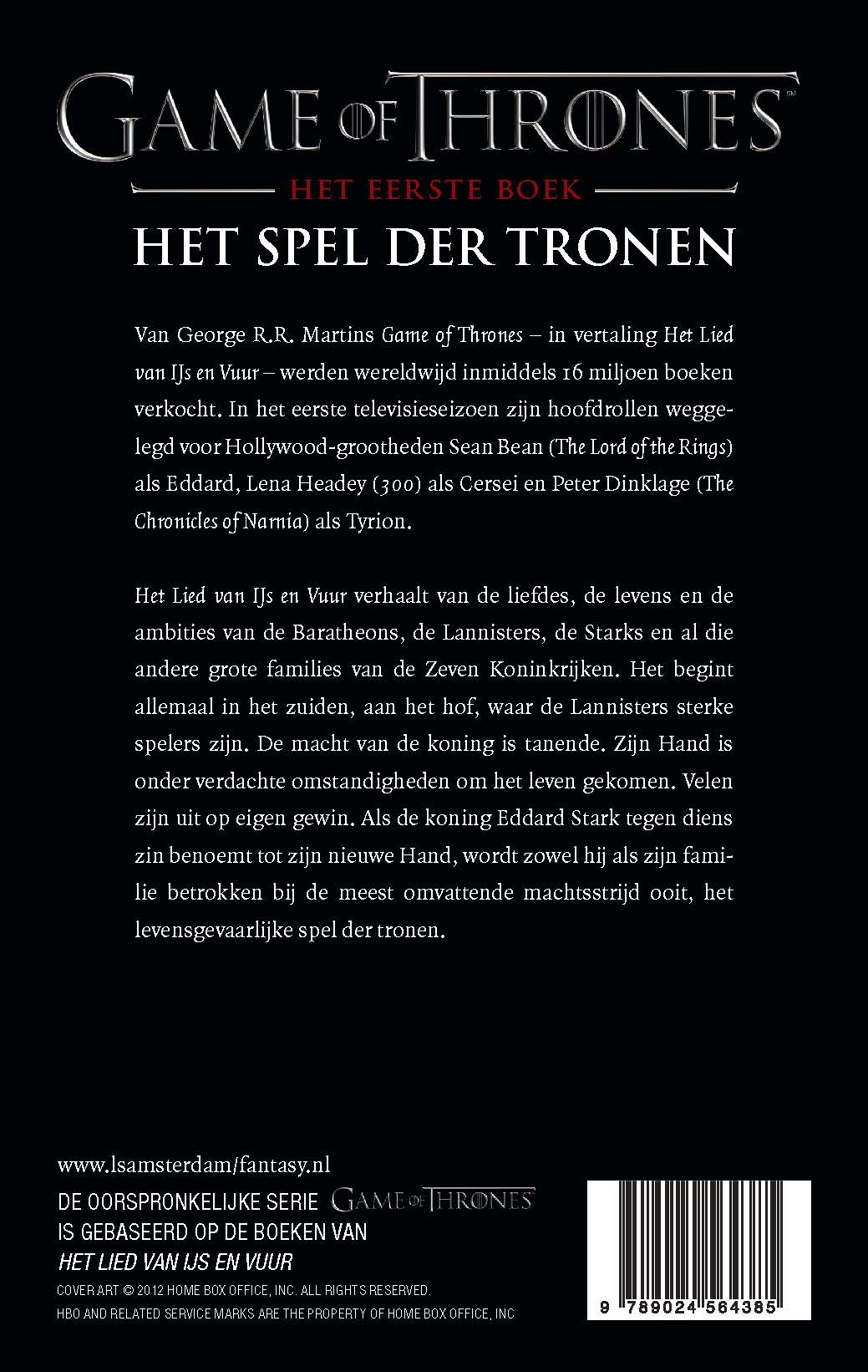 Het Spel der Tronen (Paperback)