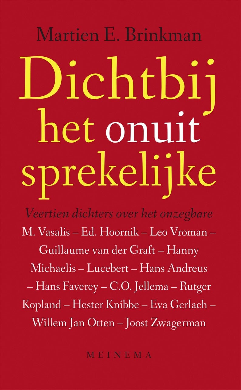Dicht bij het onuit sprekelijke (E-book)
