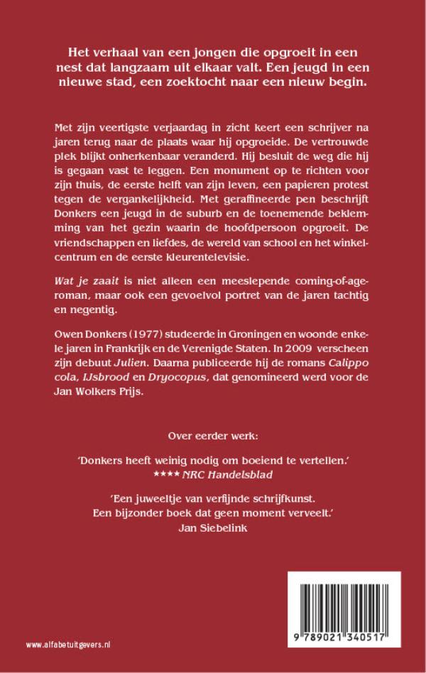 Wat je zaait (E-book)