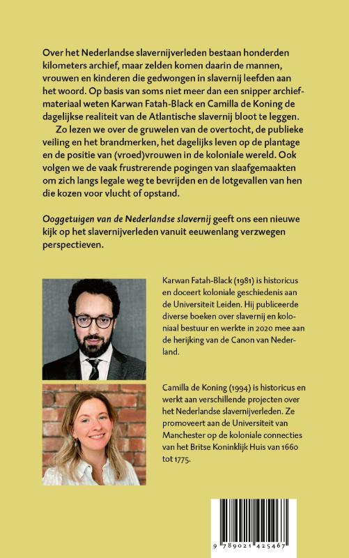 Ooggetuigen van de Nederlandse slavernij (Paperback)
