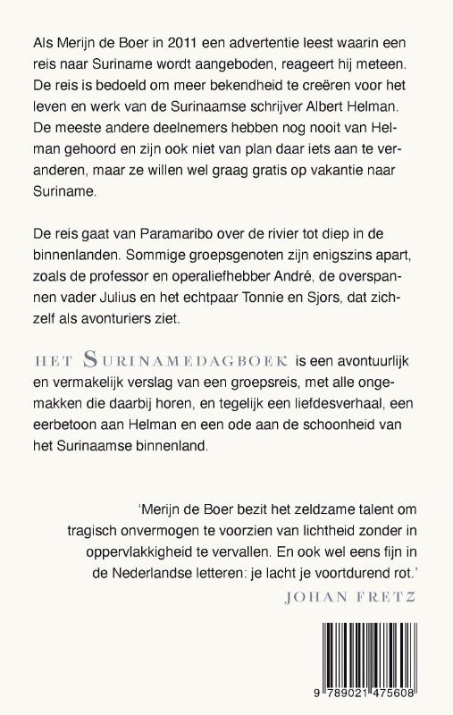 Het Surinamedagboek (Paperback)