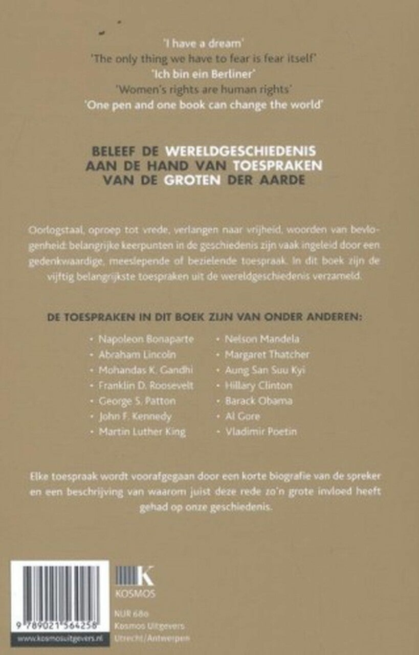 Toespraken die de wereld veranderden (E-book)