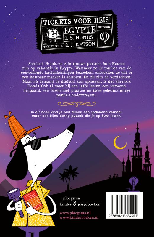 Sherlock Honds en het masker van de farao (Hardback)