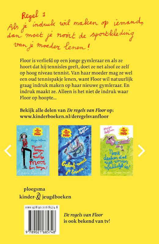 Leen nooit sportkleding van je ouders (Hardback)