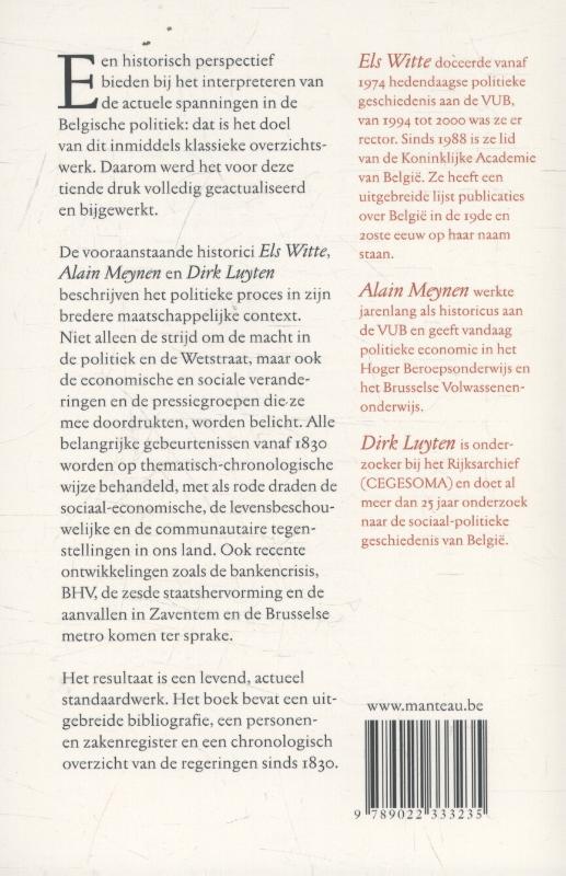 Politieke geschiedenis van België (Paperback)