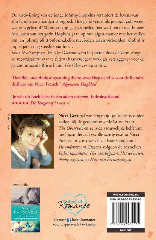 Nooit vergeten (Paperback)