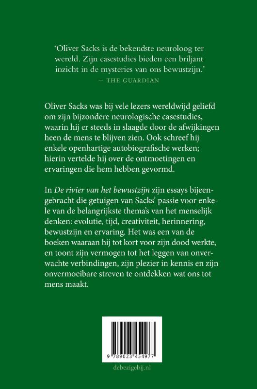 De rivier van het bewustzijn (Hardback)
