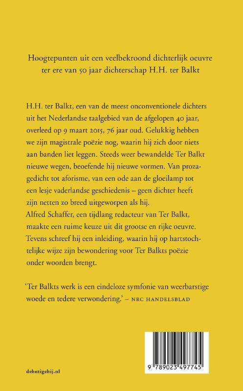 Stilstaand leeft alles hier (Hardback)