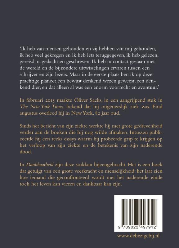 Dankbaarheid (Hardback)