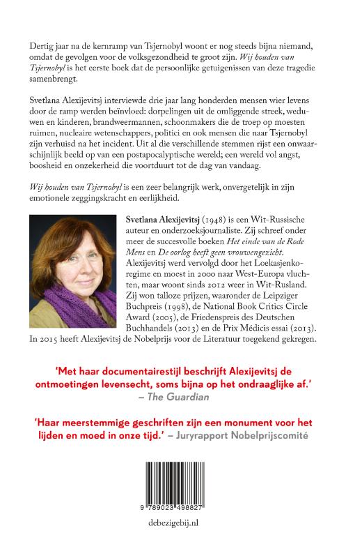 Wij houden van Tsjernobyl (Hardback)