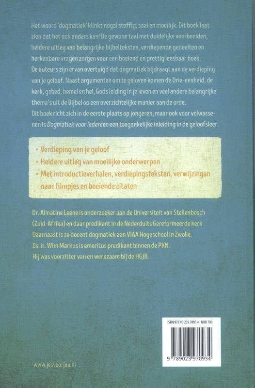 Dogmatiek voor iedereen (Hardback)