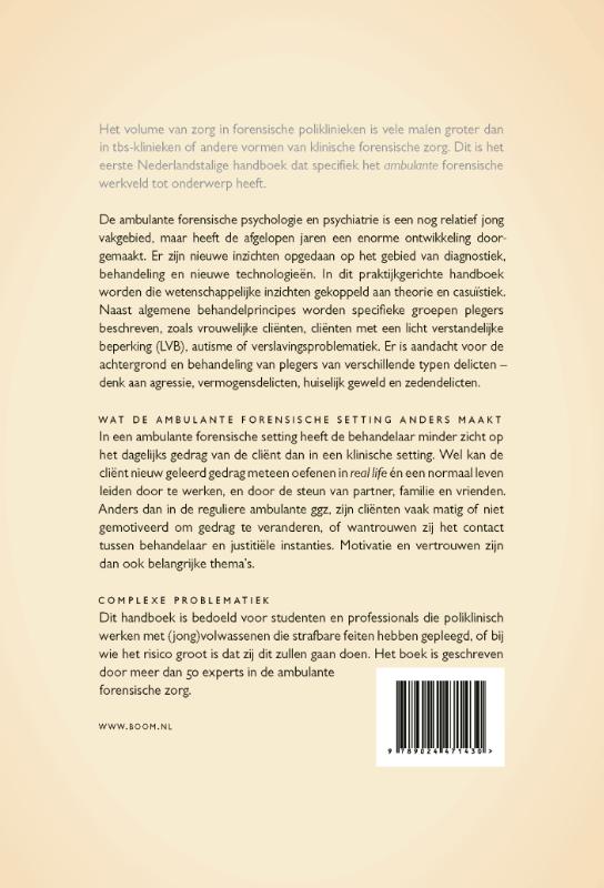 Handboek ambulante forensische psychologie en psychiatrie (Paperback)