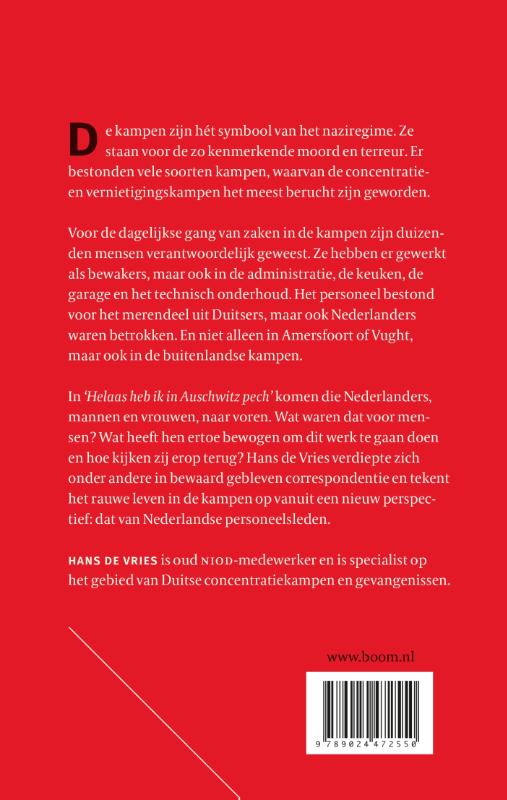 'Helaas heb ik in Auschwitz pech' (Paperback)