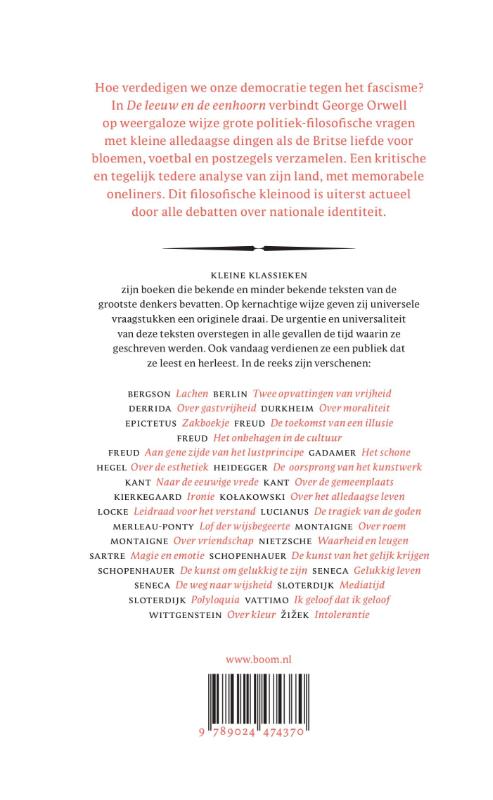 De leeuw en de eenhoorn (Paperback)