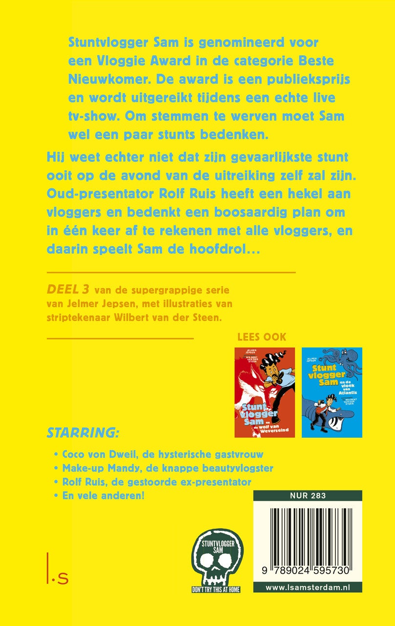 Stuntvlogger Sam en de strijd om de award (E-book)