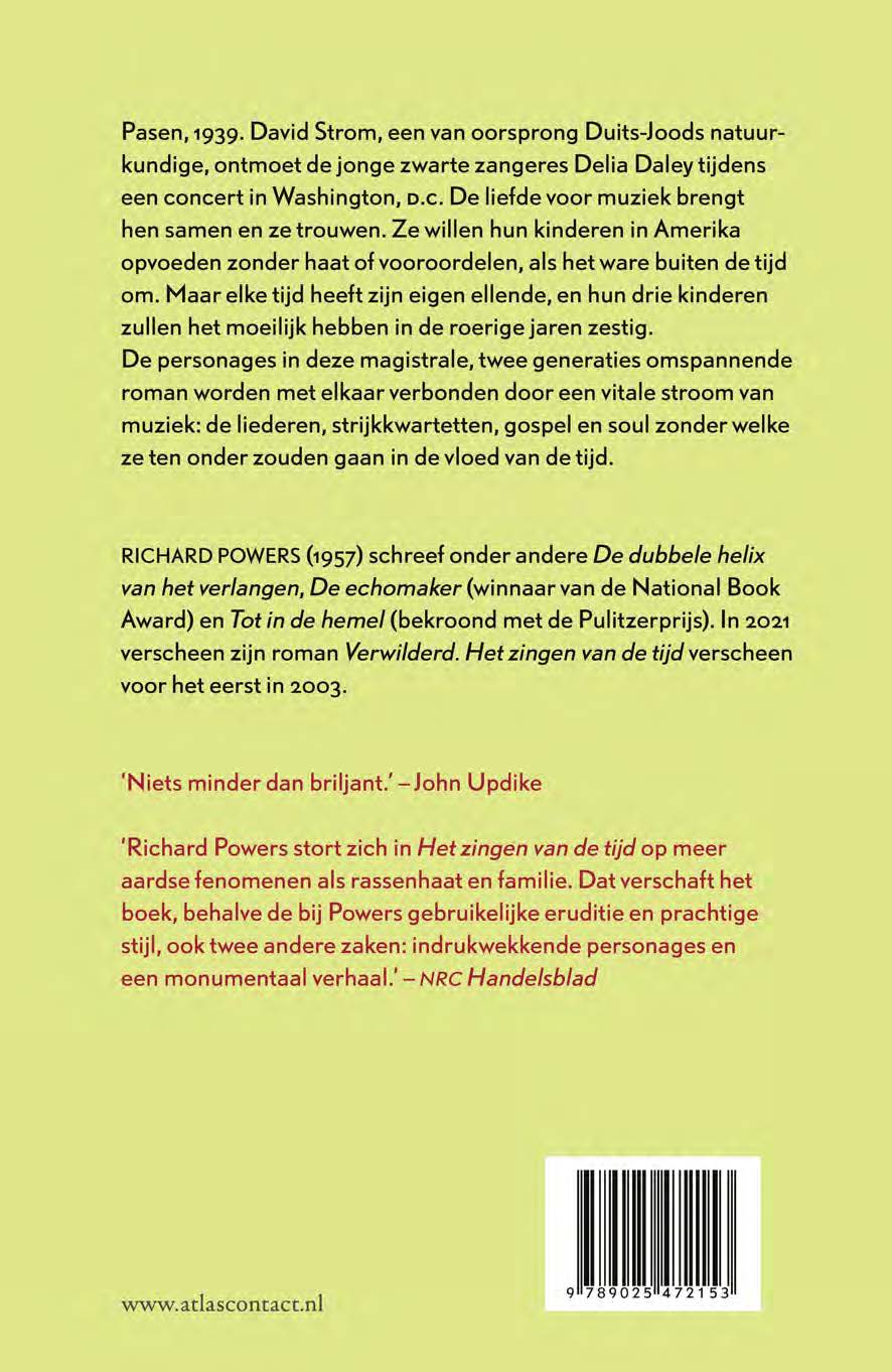 Het zingen van de tijd (E-book)