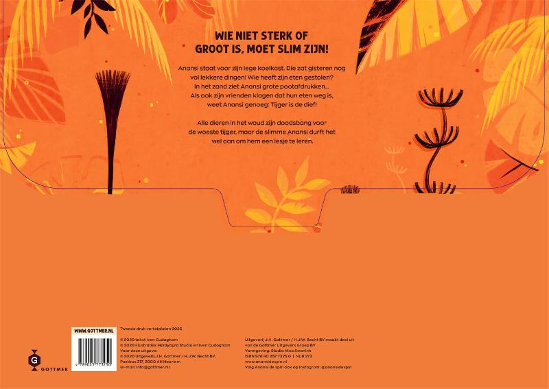 Vertelplaten Anansi de spin en de gulzige tijger (Overige)
