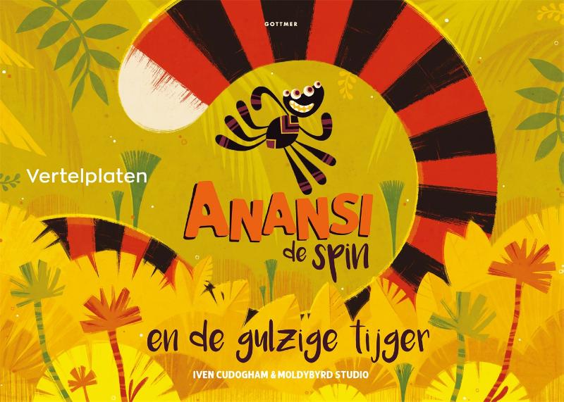 Vertelplaten Anansi de spin en de gulzige tijger (Overige)