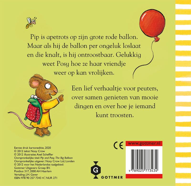 Pip en Posy en de grote ballon (Paperback)