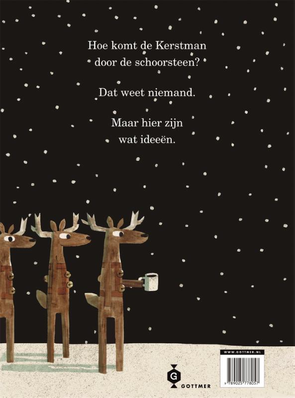 Hoe komt de Kerstman door de schoorsteen? (Hardback)