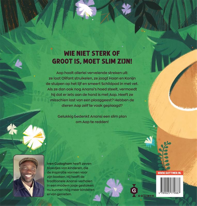 Anansi de spin laat Aap weer lachen (Hardback)