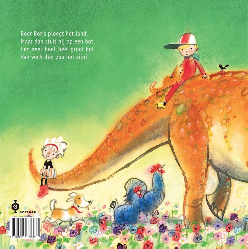 Boer Boris en de dino (Hardback)