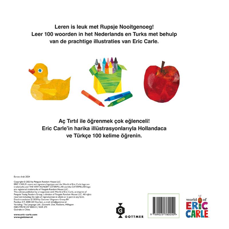 100 eerste woordjes / Ilk kelimeler (Kartonboek)