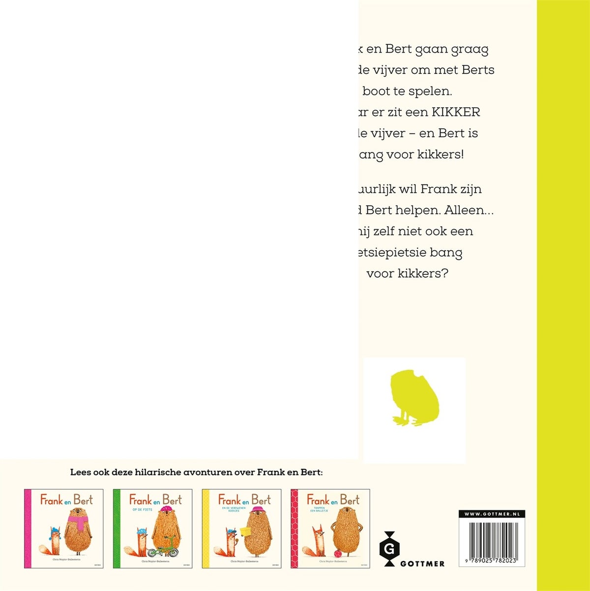 Frank en Bert en de kwakende kikker (Hardback)