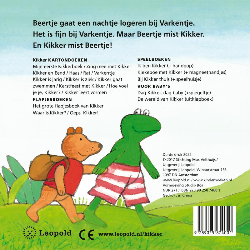 Kikker gaat logeren (Hardback)