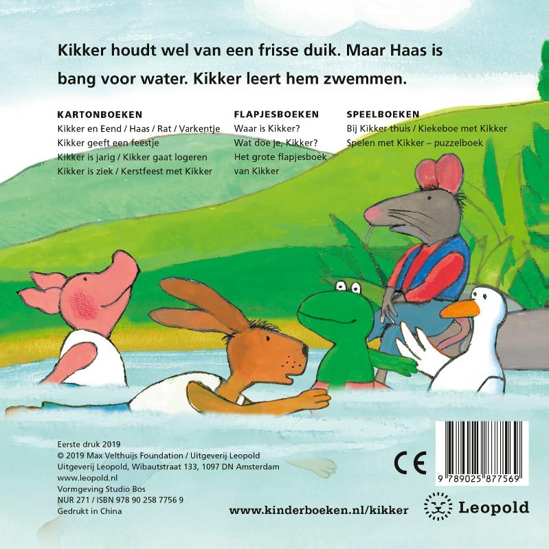 Kikker gaat zwemmen (Hardback)