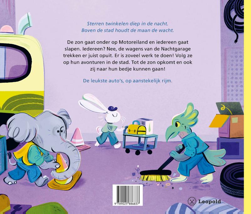 De auto's van de Nachtgarage (Hardback)