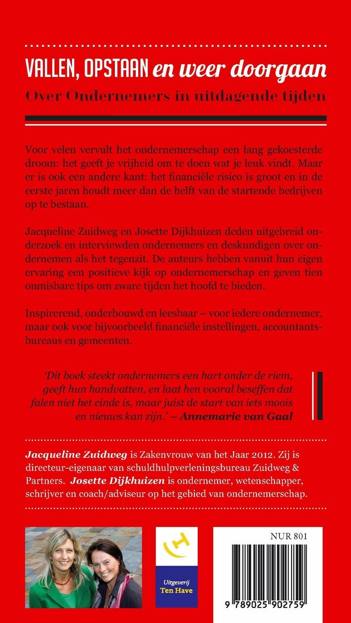 Vallen, opstaan en weer doorgaan (E-book)