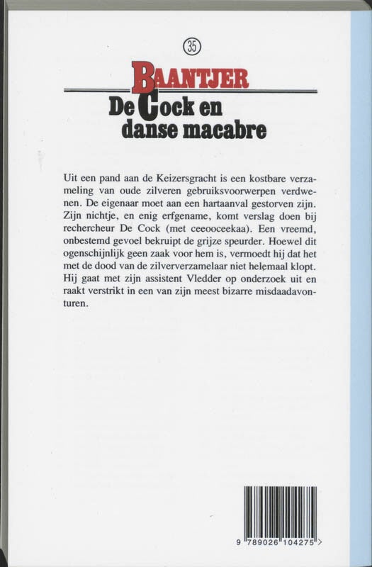 De Cock en danse macabre (Paperback)